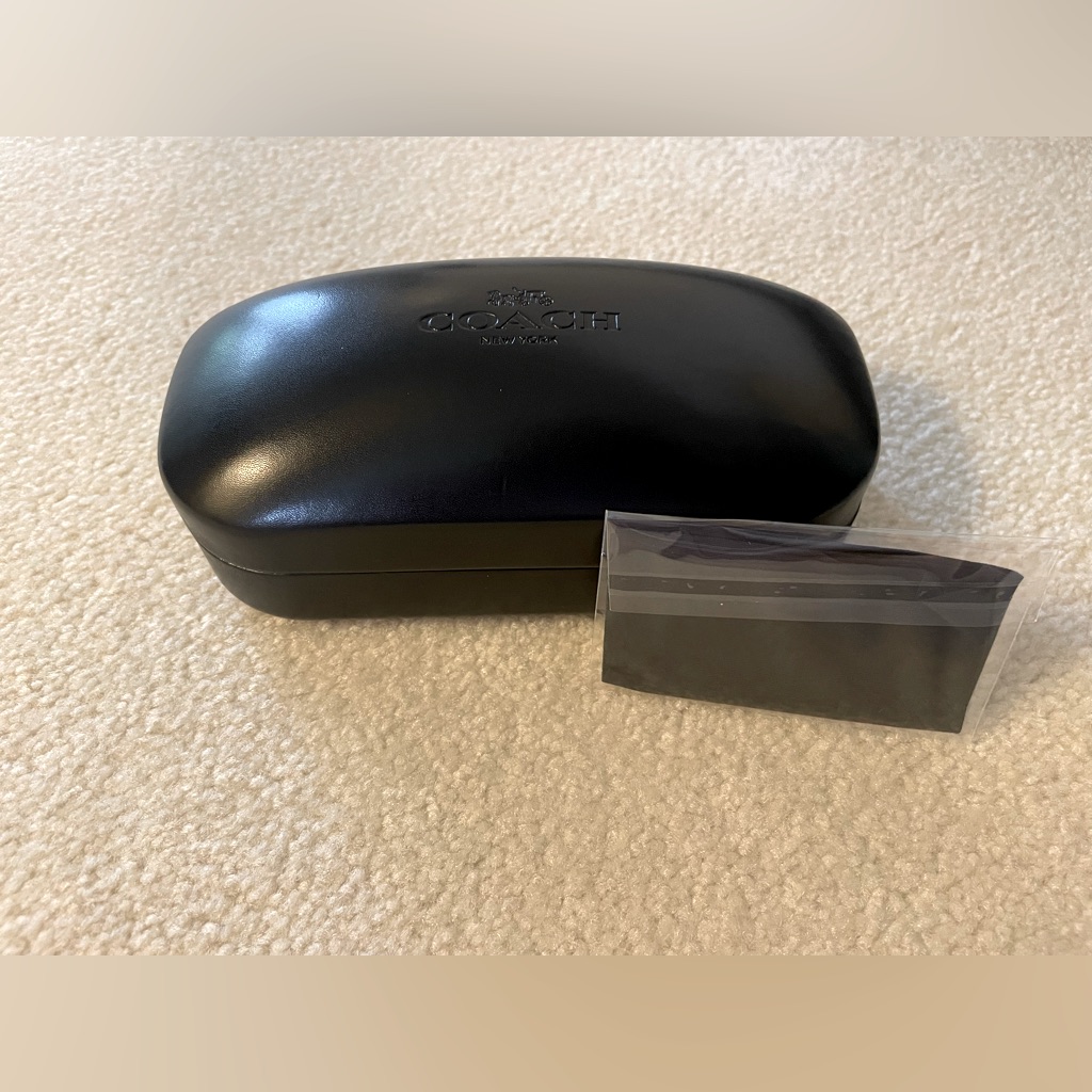 Brand New Coach Sunglasses Case And Cloth